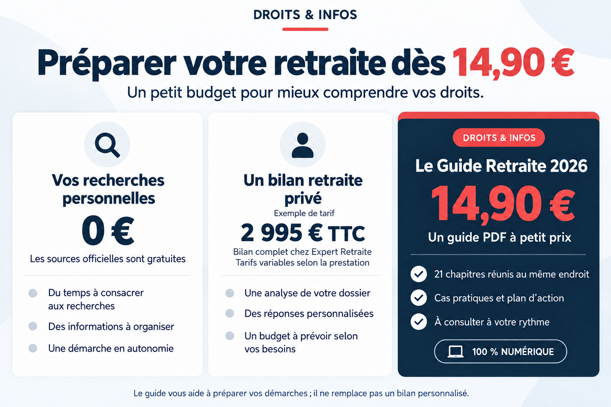 Le Guide Retraite 2026 – Droits & Infos